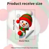 Lindo muñeco de nieve navideño asomándose, calcomanía de pared autoadhesiva para interruptor, decoración autoadhesiva removible para interruptor y enchufe de dormitorio