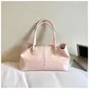 Shuai Mi Home Bolsa Casual Grande Capacidade com Padrão Trançado Retrô Estilo Coreano 2026 Nova Moda Simples Cor Sólida Bolsa de Ombro Sob o Braço