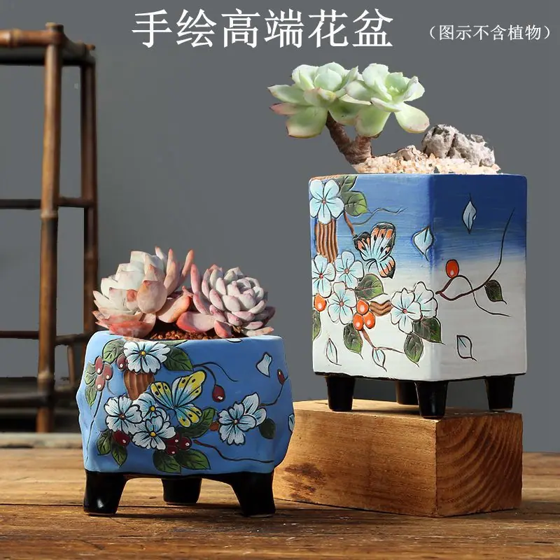 手绘高端花盆-组图