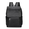 Mochila Retrô de Couro Europeia e Americana Mochila Casual Impermeável para Computador para Homens Mochila Escolar para Estudantes do Ensino Médio e Superior