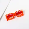 Gafas de Sol de Moda con Montura Cuadrada Calada Personalidad Tendencia Nuevo Estilo Europeo y Americano Protección UV Gafas de Sol Transfronterizas para Niños