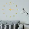 Reloj de pared para sofá simple transfronterizo, reloj de pared silencioso, reloj de pared digital creativo para dormitorio, pegatinas de pared decorativas, reloj al por mayor
