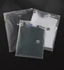 Bolsas de Cremallera Frosted de PE para Ropa Interior, Calcetines y Ropa, Bolsas Auto-Sellables con Cremallera en Stock, Se Pueden Imprimir con Bolsas de Empaque Transparentes de PE