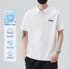 Nuevo Polo de Algodón de Manga Corta de Verano Marca de Moda Corte Holgado Camisa con Cuello Venta al por Mayor Camisa Básica Polo de Manga Larga para Hombre Manga Corta