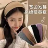 Diadema Retro de Corona Alta y Ala Ancha para Mujer 2026 Nuevo Diseño Sensación Cómoda Pinza para el Cabello Simple Accesorios para el Cabello de Alto Valor