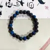 Pulseira de Cerâmica Full Bead Jingdezhen para Homens e Mulheres Simples e Delicada À Prova d'Água Estilo Chinês Pequena Joalheria Venda por Atacado
