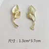 Folha Dourada Antiga DIY Acessório de Cabelo Vintage Grampo de Cabelo Liga Folha Pétalas Prato de Flor Pingente Chinês Joia Artesanal