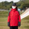 Chaqueta de viaje desmontable para mujer, resistente al agua, tres en uno, para exteriores, resistente al viento y al agua, para montañismo, para hombre