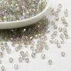 100 cuentas de diamante de 3 mm, cuentas sueltas de cristal AAA de primera calidad, cuentas puntiagudas de dos puntas, accesorios de joyería con cuentas