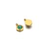 Transfronterizo Nuevo Color Hao Piedra Adorno Colgante Cuentas Hexágono Corazón de Durazno Flor Piedra Cuadrada Adorno Accesorios