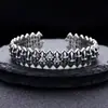 Pulseira Cruz de Prata Esterlina 925 Larga Atacado Masculina e Feminina Abertura Ajustável Pulseira Prata Tailandesa Moda Joias Personalizadas