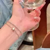 Pulsera con Borla de Estrella de Doble Capa de Estilo Genial para Mujer, Joyería de Nicho de Lujo Ligero para Estudiantes y Mejores Amigas