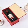 Caja de Embalaje Creativa para Vino Tinto, Caja Exquisita para Embalaje de Licores, Caja con Cajón de Cartón para Vino, Caja de Color de Gama Alta para Vino Tinto