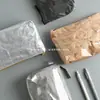 Bolso de Papel Dupont Transfronterizo Bolsa para Lápices de Papel Kraft de PVC Bolsa de Papelería de Papel Dupont Bolsa de Cosméticos Fábrica de Personalización