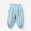 Calça Anti-Mosquito para Bebê Estilo Verão Fino Jeans para Meninos e Meninas Roupa de Verão para Crianças Calça Longa para Bebê Calças Infantis