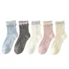 Meias Femininas de Fibra de Bambu Meia-Perna Zhuji, Estilo Fino para Primavera e Verão, Absorventes de Suor, Antiodor, Antibacterianas, Malha Respirável, Meias Curtas Sem Costura
