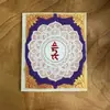 Xizang Más Vendido Nepalesa Pura Pintada a Mano Tara Blanca Mantra Núcleo de Tarjeta 4*5