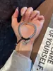 Pulsera Brillante de Hilo Rojo Trenzado con Hilo Dorado, Pulsera de Tendencia Nacional para Parejas, Set de Regalo de Collar de Hilo Negro de Paz y Alegría