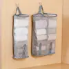 Calcetines de tubo sencillos y dobles y bolsa de almacenamiento para ropa interior, bolsa de malla, herramienta mágica para dormitorios estudiantiles, organizador de sujetadores colgante para armario