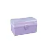 Caja de Herramientas Multifuncional de Plástico PP Caja de Almacenamiento para Manicura y Peluquería Caja para Pintura Artística del Hogar Bolso de Doble Capa Caja de Medicamentos