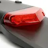 Fender Trasero Modificado para Motocicleta Todoterreno Luz de Freno Led Luz de Cola de Freno Triángulo Impermeable para Vehículo Eléctrico Luz de Matrícula