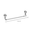 Estante para Toallas con Ventosa, Estante Telescópico de una Barra Giratoria, Estante de Almacenamiento para Baño, Estante para Toallas de Baño sin Taladro