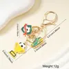 Colgante de Fútbol de Metal Llavero Creativo Recuerdo del Mundial para Hombres Aficionados Regalo Clásico