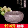 Bol de Cristal Salón de Belleza Bol Pequeño Bol de Película Protectora Bol para Mascarilla Plato para Aceite Olla de Cristal para Aceite Herramienta Duradero Masaje Limpiar