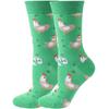 Calcetines de otoño e invierno de Amazon para mujer, calcetines de animales, calcetines de frutas, calcetines de marea para hombre, calcetines de comida divertidos.