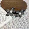 Pinza para el pelo estilo coreano con pedrería súper brillante, lazo de satén, pinza delicada y dulce para flequillo, exclusivamente para ventas transfronterizas