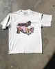 Transfronteiriça 180Gharajuku Moda Vintage Camisa Oversized Street Hip