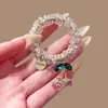 Accesorio para el Cabello de Cereza con Brillantes Regalo de Amistad Pulsera Moda de Doble Uso Cuerda para el Cabello Sencilla de Moda Estilo Nuevo