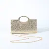 Popular bolso de noche brillante para mujer, elegante y lujoso bolso de noche, exquisito bolso para mujer, bolso cruzado, bolso de hombro para banquetes europeos y americanos