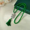 Nuevo Collar de Estilo Étnico Chino Cadena Larga para Suéter Lujo Ligero Gama Alta Moda Otoño e Invierno para Mujer Accesorio de Colgante Versátil
