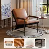 Sillón individual para balcón o sala de estar, creando una atmósfera de lujo ligero y relajante; un sofá perezoso de diseñador que se puede usar para relajarse o dormir