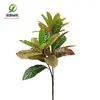 Planta Verde Simulada, Madera que Cambia de Color, Espolvoreada con Banyan Dorado, Hojas Verdes Decorativas, Plantas Artificiales en Maceta, Árboles Pequeños, Bonsái de Hojas Verdes