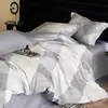 Conjunto de quatro peças com estampa digital em algodão 100% de fibra longa de Xinjiang, capa de edredom impressa de alta qualidade em algodão puro, lençol e conjunto de cama