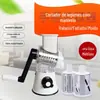 Explosões Transfronteiriças Tambor Multifuncional Cortador de Legumes Fatiador Cortador de Legumes Manual Artefato Cortador Ralador de Batata