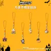 Pendente Cartoon de Halloween Transfronteiriço Caveira Abóbora Fantasma Enfeites para Pendurar em Bolsa Cordão Chaveiro Pequeno Presente para Eventos
