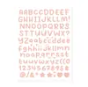 Pegatinas del alfabeto inglés para uso transfronterizo, decoraciones pequeñas para tarjetas de felicitación, materiales para álbumes de recortes, nuevos diseños de pegatinas de alfabeto