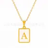 Nueva Joyería de Acero Inoxidable con Letra Capital de Estilo Transfronterizo para Mujer, Sin Desvanecimiento, Colgante Simple de Moda, Lujo Ligero, Venta al por Mayor