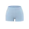 Estilo Menina Sexy Quente Cor Sólida Multi-Botão Gola Redonda Manga Curta Camisa de Tricô Slim Fit Camiseta Mais Shorts de Tricô de Cintura Alta Conjunto para Mulheres