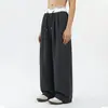 Pantalones casuales de cuadros retro para hombre en estilo relajado, nuevos pantalones de pierna ancha para primavera y otoño 2026, pantalones de talla grande a la moda que ocultan las caderas y crean un efecto adelgazante