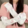 Mangas de Hielo Holgadas para Mujer, Mangas de Protección Solar de Mariposa para Verano, Protección UV para Ciclismo y Conducir, Mangas Parasol para Brazos