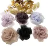 Estilo Coreano Estilo Acadêmico Versátil Bolinhas Floral Gaze Leve Rosa DIY Laço de Cabelo Adorno de Cabeça Broche Sapato Chapéu Roupa Acessórios de Flor