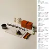 Tetera de Cerámica Gruesa Ino Kuisong Juego de Té de Viaje Portátil para Acampar al Aire Libre Juego para Preparar Té Caja de Té Pequeña Yasuki Ando