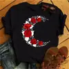 Nueva Harajuku Mujer;s Camiseta Moda Creativa Reose Musical