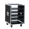 Gabinete Amplificador de Potencia 10U Hogar 16UKTV Caja de Aire Cine KTV Boda al Aire Libre Multifuncional Chasis Rack 12U