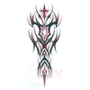 Pegatinas de Tatuaje Temporales de Flor Nueva de Colores para Brazo Transfronterizas, Rosa Roja Grande, Impermeables y a Prueba de Sudor, Pegatinas Temporales Desechables, Flores Realistas