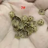Plata del Tíbet aleación retro oro antiguo borla de anillo pulsera collar accesorios de joyería de cuentas DIY venta al por mayor